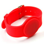 red RFID wristband